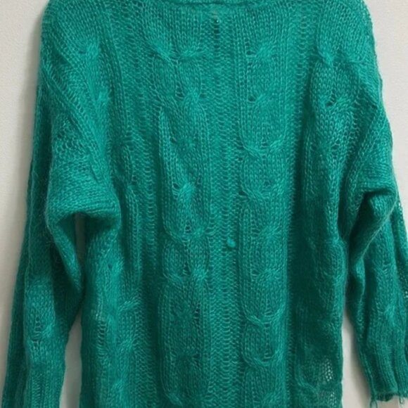 Anthropologie The Posey Stitchy Distressed Wool-blend Sweater (NEW) - Picture 4 of 5